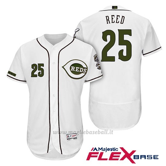 Maglia Baseball Uomo Cincinnati Reds 25 Cody Reed 2018 Alterner Autentico Flex Base